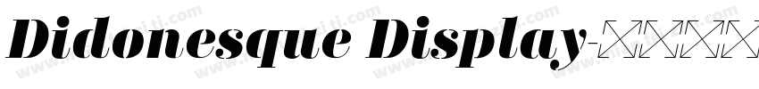 Didonesque Display字体转换
